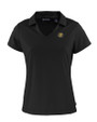 Wichita State Shockers Cutter & Buck Daybreak Eco Recycled Womens V-neck Polo Black Mannequin