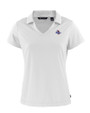 Tulsa Golden Hurricane Cutter & Buck Daybreak Eco Recycled Womens V-neck Polo White Mannequin