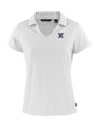 Xavier Musketeers Cutter & Buck Daybreak Eco Recycled Womens V-neck Polo White Mannequin