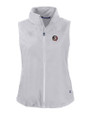 Florida State Seminoles Cutter & Buck Charter Eco Recycled Full-Zip Womens Vest Polished Medium Gray Mannequin