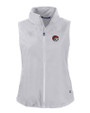 Winston-Salem State Rams Cutter & Buck Charter Eco Recycled Full-Zip Womens Vest Polished Medium Gray Mannequin