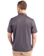 Texas State Bobcats Cutter & Buck Pike Eco Symmetry Print Stretch Recycled Mens Polo Black/White Back