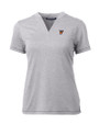Texas Rio Grande Valley Vaqueros Cutter & Buck Forge Eco Heathered Stretch Womens Blade Top Polished Heather Mannequin