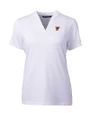 Texas Rio Grande Valley Vaqueros Cutter & Buck Forge Eco Heathered Stretch Womens Blade Top White Mannequin