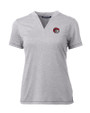 Winston-Salem State Rams Cutter & Buck Forge Eco Heathered Stretch Womens Blade Top Polished Heather Mannequin