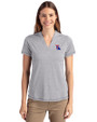 Louisiana Tech Bulldogs Cutter & Buck Forge Eco Heathered Stretch Womens Blade Top Polished Heather Front