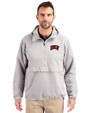 UNLV Rebels Cutter & Buck Charter Eco Recycled Mens Anorak Jacket Polished Medium Gray Front