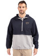 Texas El Paso Miners Cutter & Buck Charter Eco Recycled Mens Anorak Jacket Navy Blue/Polished Front
