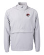 Winston-Salem State Rams Cutter & Buck Charter Eco Recycled Mens Anorak Jacket Polished Medium Gray Mannequin