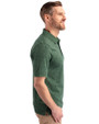 Green Bay Packers Cutter & Buck Advantage Tri-Blend Space Dye Mens Polo Dark Hunter Side