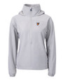 Texas Rio Grande Valley Vaqueros Cutter & Buck Charter Eco Recycled Womens Anorak Jacket Polished Medium Gray Mannequin