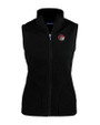 Winston-Salem State Rams Cutter & Buck Cascade Eco Fleece Womens Vest Black Mannequin
