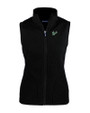 South Florida Bulls Cutter & Buck Cascade Eco Fleece Womens Vest Black Mannequin