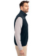 Marquette Golden Eagles Cutter & Buck Cascade Eco Fleece Mens Vest Navy Blue Side