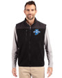 Indiana State Sycamores Cutter & Buck Cascade Eco Fleece Mens Vest Black Front