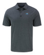Middle Tennessee Blue Raiders Cutter & Buck Forge Eco Stretch Recycled Mens Big & Tall Polo Dark Black Heather Mannequin