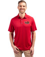 Illinois State Redbirds Cutter & Buck Forge Eco Stretch Recycled Mens Polo Cardinal Red Front