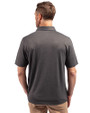 Seton Hall Pirates Cutter & Buck Forge Eco Stretch Recycled Mens Polo Dark Black Heather Back