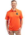 Syracuse Orange Cutter & Buck Forge Eco Stretch Recycled Mens Polo College Orange Front