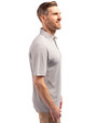Northern Arizona Lumberjacks Cutter & Buck Forge Eco Stretch Recycled Mens Polo Polished Medium Gray Side