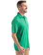 Tulane Green Wave College Vault Cutter & Buck Forge Eco Stretch Recycled Mens Polo Kelly Green Side