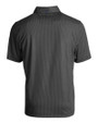 South Florida Bulls Cutter & Buck Pike Eco Symmetry Print Stretch Recycled Mens Big & Tall Polo Black/White Mannequin Back