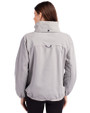 Fort Valley State Wildcats Cutter & Buck Charter Eco Recycled Womens Full-Zip Jacket Polished Medium Gray Back