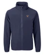 Texas Rio Grande Valley Vaqueros Cutter & Buck Charter Recycled Packable Mens Full Zip Jacket Navy Blue Mannequin