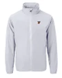 Texas Rio Grande Valley Vaqueros Cutter & Buck Charter Recycled Packable Mens Full Zip Jacket Polished Medium Gray Mannequin