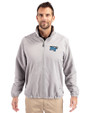Middle Tennessee Blue Raiders Cutter & Buck Charter Eco Recycled Mens Full-Zip Jacket Polished Medium Gray Front