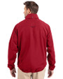 Illinois State Redbirds Cutter & Buck Charter Eco Recycled Mens Full-Zip Jacket Cardinal Red Back
