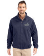 Old Dominion Monarchs College Vault Cutter & Buck Charter Eco Recycled Mens Full-Zip Jacket Navy Blue Front
