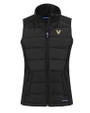 Vanderbilt Commodores Cutter & Buck Evoke Hybrid Softshell Recycled Womens Full Zip Vest BL_MANN_HG 