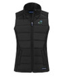 Tulane Green Wave Cutter & Buck Evoke Hybrid Softshell Recycled Womens Full Zip Vest BL_MANN_HG 