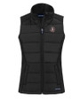 Florida State Seminoles Cutter & Buck Evoke Hybrid Softshell Recycled Womens Full Zip Vest BL_MANN_HG 