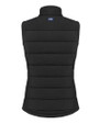 South Florida Bulls Cutter & Buck Evoke Hybrid Softshell Recycled Womens Full Zip Vest Black Mannequin Back