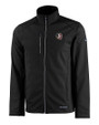 Florida State Seminoles Cutter & Buck Evoke Recycled Honeycomb Fleece Mens Full Zip Jacket Black Mannequin