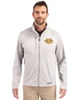 Tennessee Tech Golden Eagles Cutter & Buck Evoke Softshell Recycled Full Zip Mens Jacket CONCRETE Front