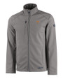 Pepperdine Waves Cutter & Buck Evoke Softshell Recycled Full Zip Mens Jacket EG_MANN_HG 
