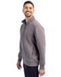 Northern Arizona Lumberjacks College Vault Cutter & Buck Roam Epic Versatility Recycled Full Zip Mens Jacket Elemental Grey Side