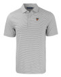 Texas Rio Grande Valley Vaqueros Cutter & Buck Forge Eco Double Stripe Stretch Recycled Mens Big &Tall Polo Polished/White Mannequin