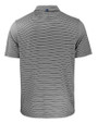 Florida State Seminoles Cutter & Buck Forge Eco Double Stripe Stretch Recycled Mens Big &Tall Polo Black/White Mannequin Back