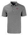 New Mexico State Aggies College Vault Cutter & Buck Forge Eco Double Stripe Stretch Recycled Mens Big &Tall Polo BLWH_MANN_HG 
