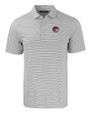 Winston-Salem State Rams Cutter & Buck Forge Recycled Double Stripe Four-Way Stretch Mens Polo Polished/White Mannequin