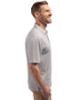 Brigham Young Cougars Cutter & Buck Forge Eco Double Stripe Stretch Recycled Mens Polo Polished/White Side