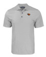 Oregon State Beavers Cutter & Buck Pike Eco Tonal Geo Print Stretch Recycled Mens Big & Tall Polo Elemental Grey Mannequin