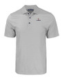 Illinois Fighting Illini Cutter & Buck Pike Eco Tonal Geo Print Stretch Recycled Mens Big & Tall Polo Elemental Grey Mannequin