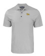 Pitt Panthers Cutter & Buck Pike Eco Tonal Geo Print Stretch Recycled Mens Big & Tall Polo Elemental Grey Mannequin