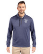 Scranton/Wilkes-Barre RailRiders Cutter & Buck Stealth Heathered Quarter Zip Mens Pullover Liberty Navy Front