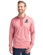 Springfield Cardinals Cutter & Buck Stealth Heathered Quarter Zip Mens Pullover Cardinal Red Front